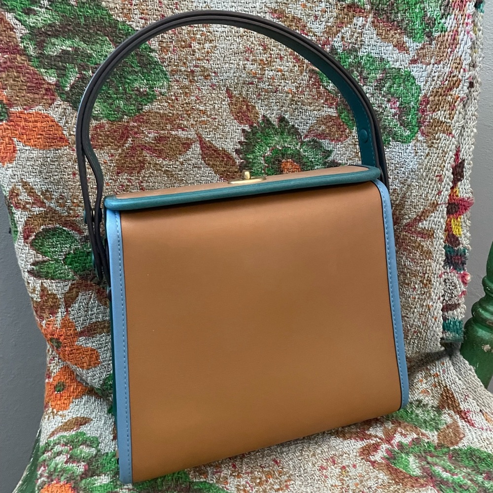 Coach Turnlock Shoulder Bag in Colorblock